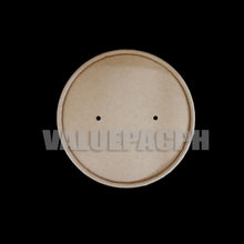 Load image into Gallery viewer, Kraft Paper Bowl Tub 380ml 380cc Kraft Lid Cover