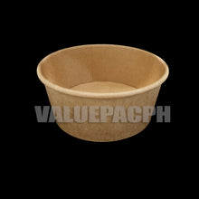 Load image into Gallery viewer, Kraft Paper Bowl Tub 380ml 380cc