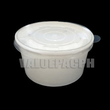 Load image into Gallery viewer, White Paper Bowl 530ml with Lid