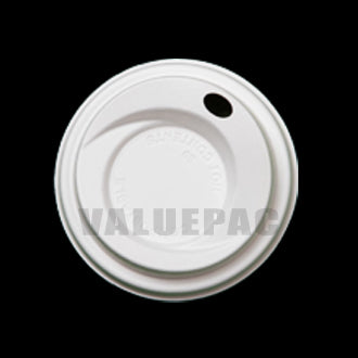 Bagasse Sugarcane Pulp Coffee Lid 80mm and 90mm fit for Paper Cups