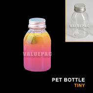 Valuepac Pet Bottle Boston Round Tiny Bottle with Aluminum Lid